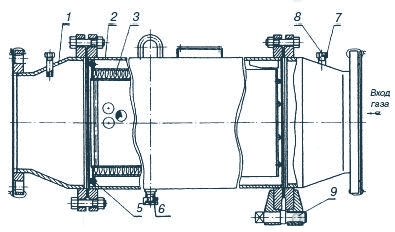 Газовый фильтр ФГМ-250 типовой чертеж